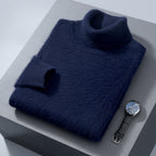 Men's High-neck Cashmere Sweater Solid Color Versatile