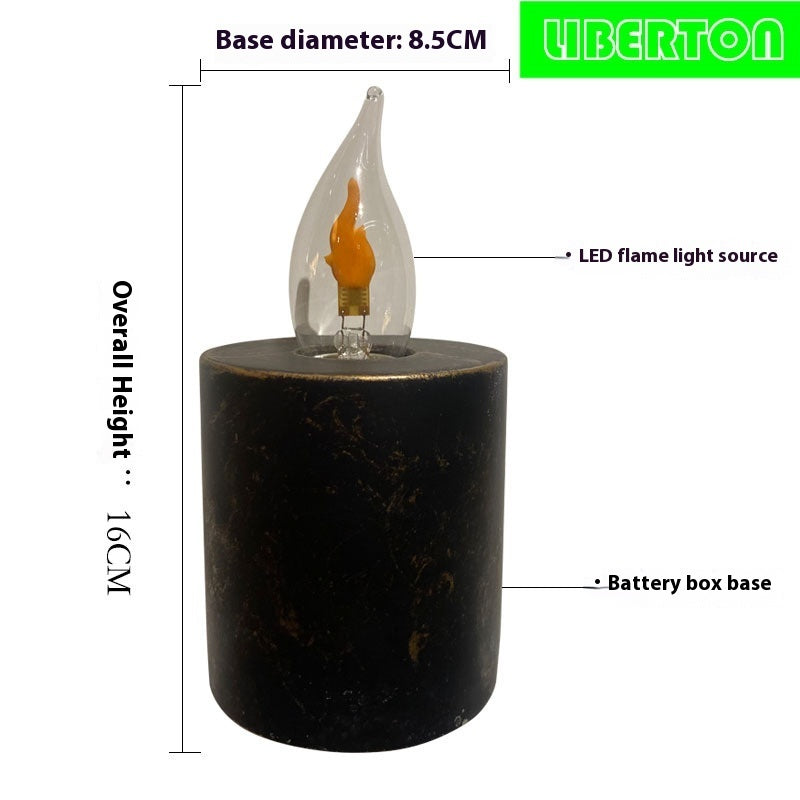 Simulation Flame Lamp Charging Low Voltage