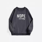 European American Fashion Floral Print Loose Version Long Sleeve T-shirt