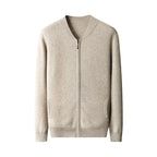 Round Neck Top Men's Cardigan Coat