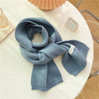 Male And Female Students' Knitted Simple All-match Scarf