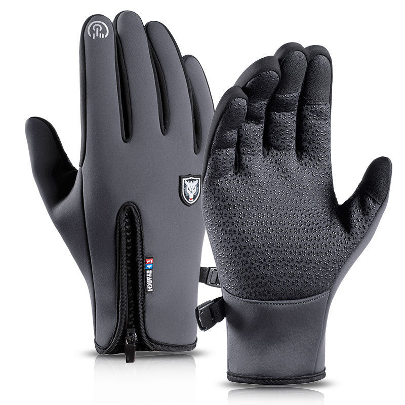 Men's Warm Fleece Ski Sports Cycling Gloves