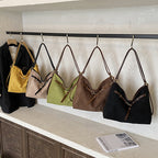 Women's Suede Leisure Commute Backpack