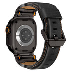 Vintage Men's Niche High-end Feel High-end Top Layer Cowhide Handmade Strap