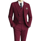 Men's Suit Set Three-Piece Suit Formal Wear