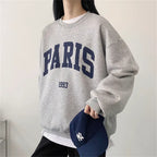 Shirt Fleece Printed Long-sleeved Letter Sweater