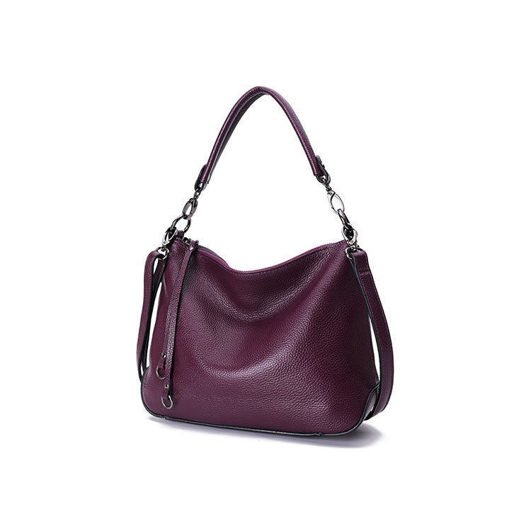 All-match Crossbody Bag Closed-toe Layer Cowhide Portable