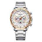 Tactical Motorcycle Waterproof Luminous Watch Timing Multi-Pointer