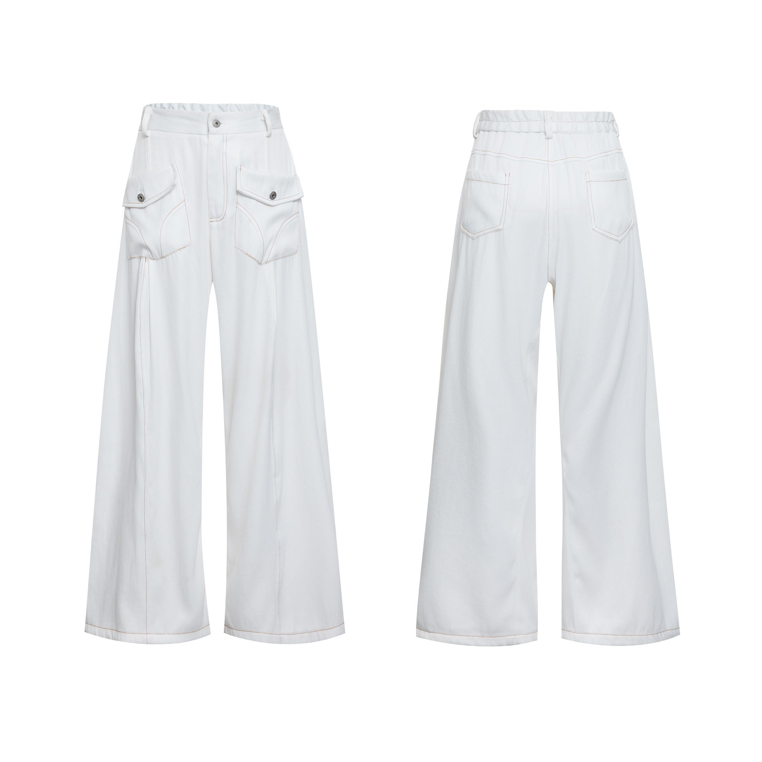 Pearl Edging Short Sleeve Denim Suit