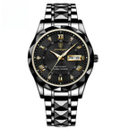 Men's Waterproof Double Calendar Luminous Quartz Watch