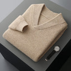 Men's Knitted Bottoming Shirt Pullover Long Sleeve Sweater Loose Casual