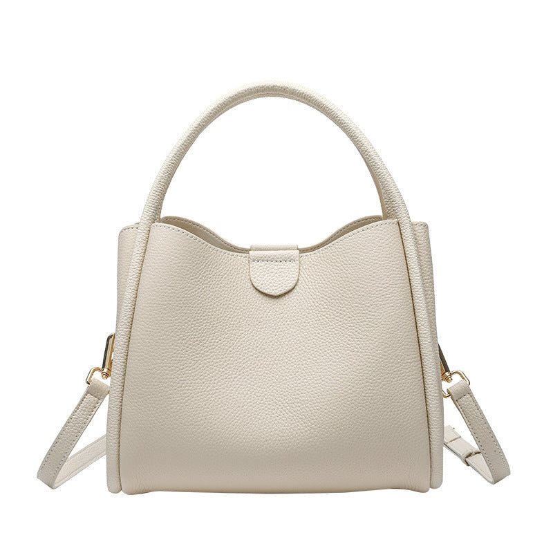 Vegetable Basket Large Capacity First Layer Cowhide High-grade