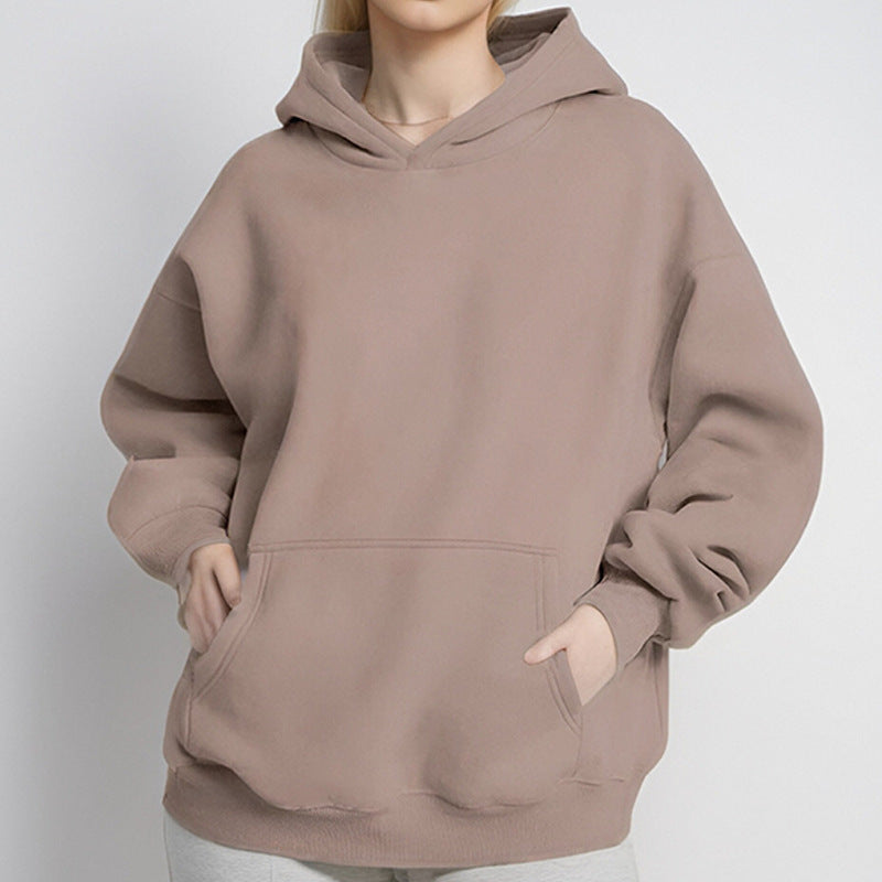Loose Casual Temperament Long Sleeve Hooded Sweater
