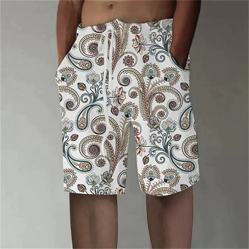 Men's Beach Pants Fun 3D Printed Swimming Trunks