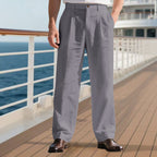 Loose Straight Business Suit Pants Men