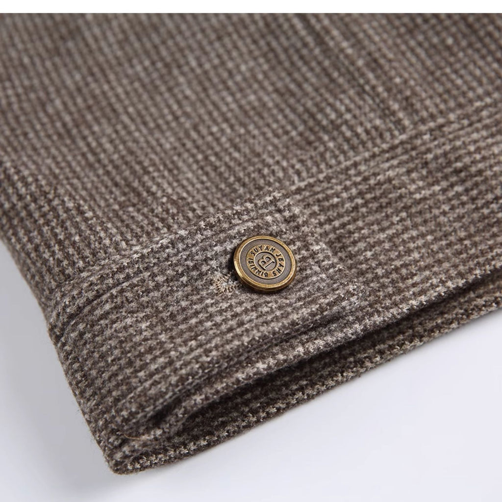 Plaid Jacket For Men With Slim Lapels