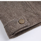 Plaid Jacket For Men With Slim Lapels