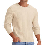 Men's Round Neck Pullover Long Sleeve V-neck