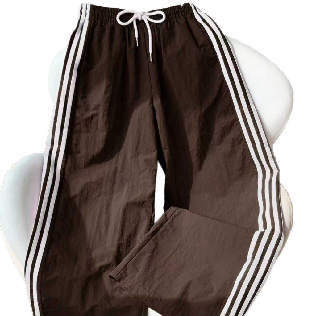 Side Pattern Elastic Waist Cross-border Casual Trousers