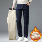 Cashmere Jeans Men's Fleece-lined Thickened