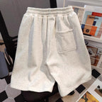 Retro Solid Color Men's Loose And Simple Casual Shorts