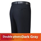 Men's Loose Deep Crotch Straight Trousers