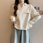 Artistic Retro Sweater For Women Autumn