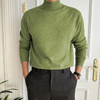 Men's Business Pullover Mock Neck Sweater