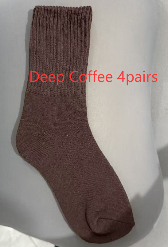 Tube Winter Thickened Maillard Terry Velvt Plush Snow Socks
