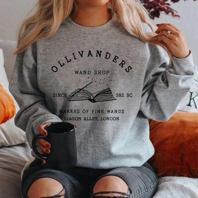 Wizard Book Shop Sweatshirt Sweater Magic Wizard Hoodies