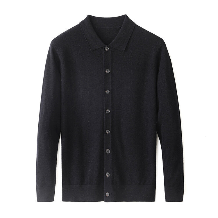 Solid Color 48 Worsted Single-sided Wool Sweater