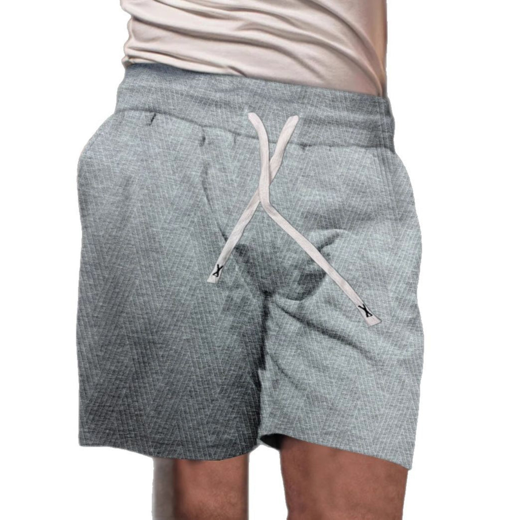 Men's New Drawstring Loose Brushed Skin-friendly Casual Sports Shorts