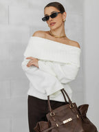 Long Warm Knit Sweater