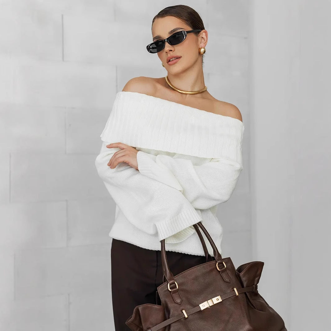 Long Warm Knit Sweater