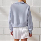 V-neck Pullover Long Sleeve Women's Clothing Fashion Casual Exercise