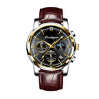 Multifunctional Men's Watch Luminous Waterproof Quartz Wrist Watch