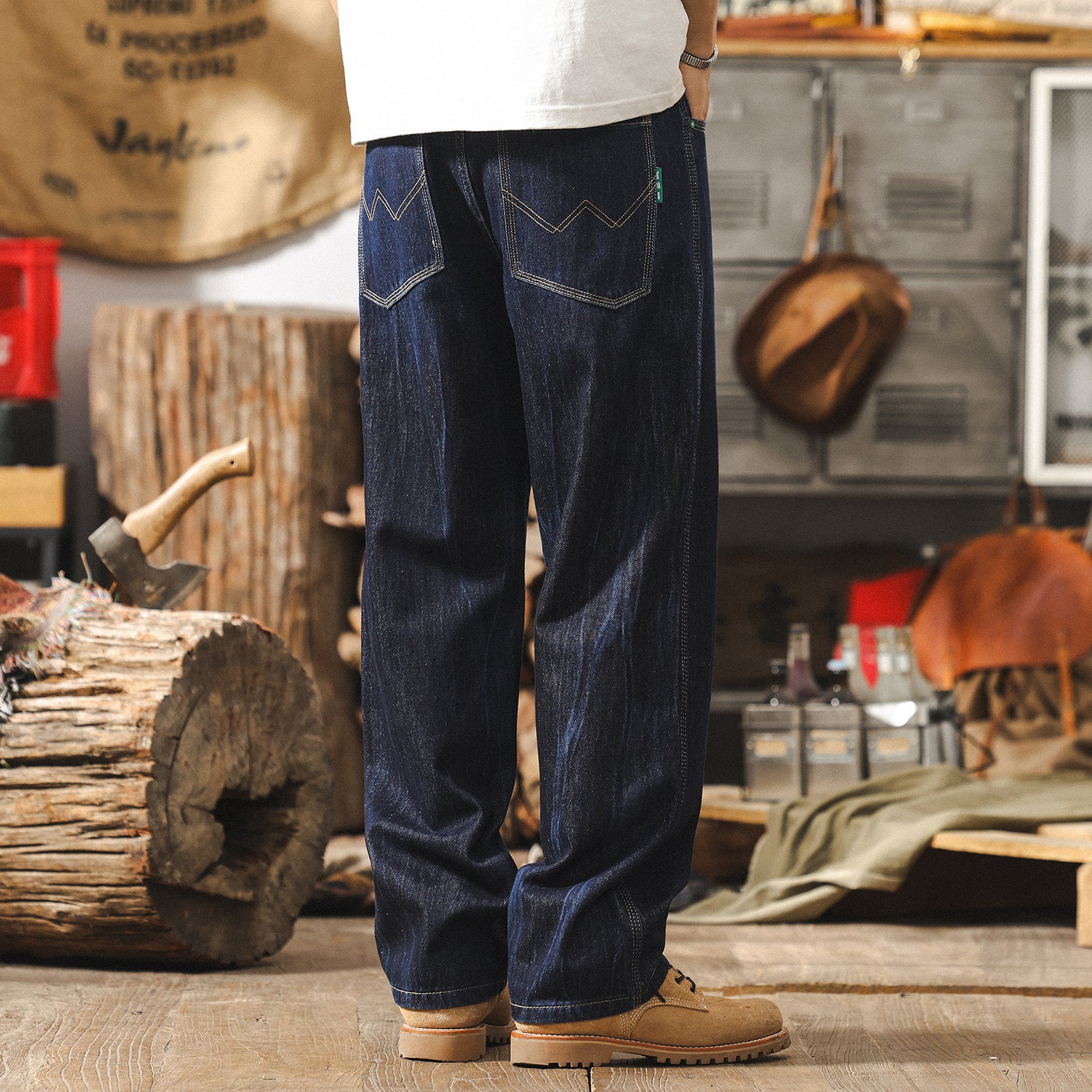 Men's American-style Retro Primary Jeans