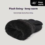 Warm Ski Riding Gloves Fleece-lined Thickened