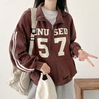 Design Sense Niche Couple Coat High Street Two Bars Raglan