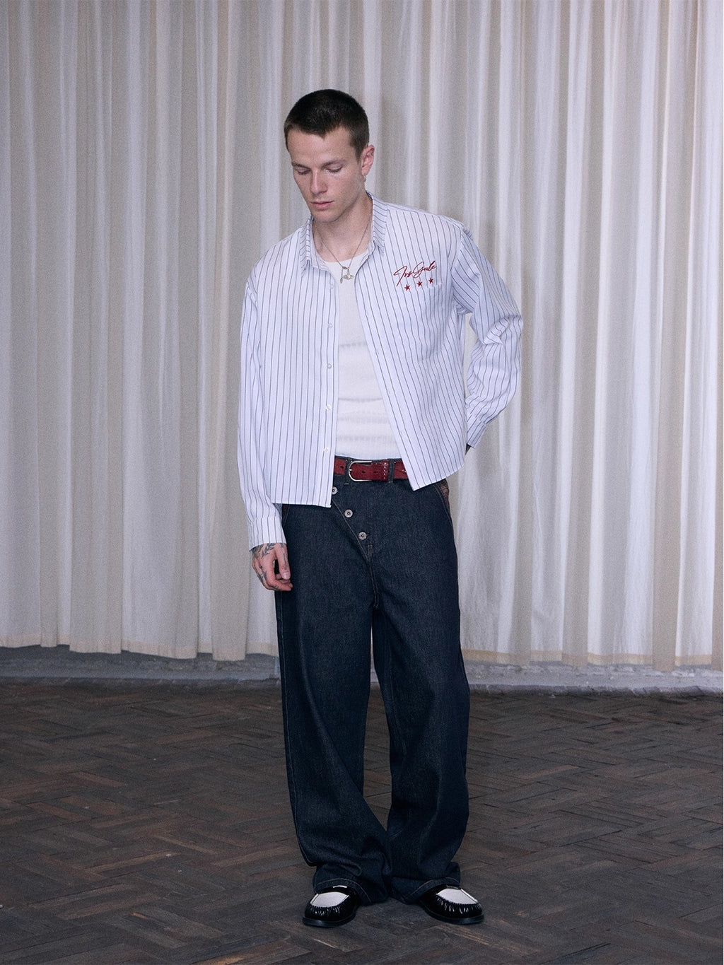 American Loose Straight Leg Jeans For Men