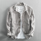 Men's Casual Long Linen Sleeves Shirt