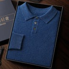 Men's Solid Color Soft Glutinous Cashmere Sweater Simple Pullover Loose