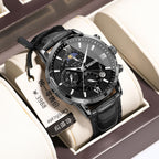 Simple Multifunctional Chronograph Waterproof Quartz Watch