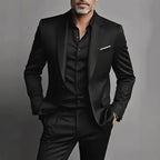 Men's Suit Set Slim Fit Casual Two-piece Suit