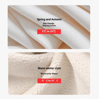 Gray Hooded Sweater For Women Fleece-lined Thick Loose Casual Sweatshirt