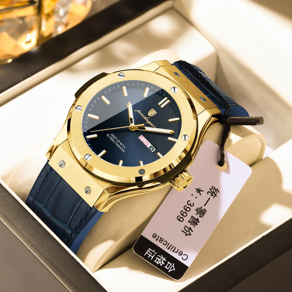 Men's Waterproof Luminous Quartz Watch