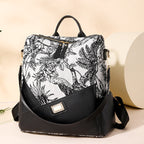 Niche Design Trendy Women's Printed Travel Backpack