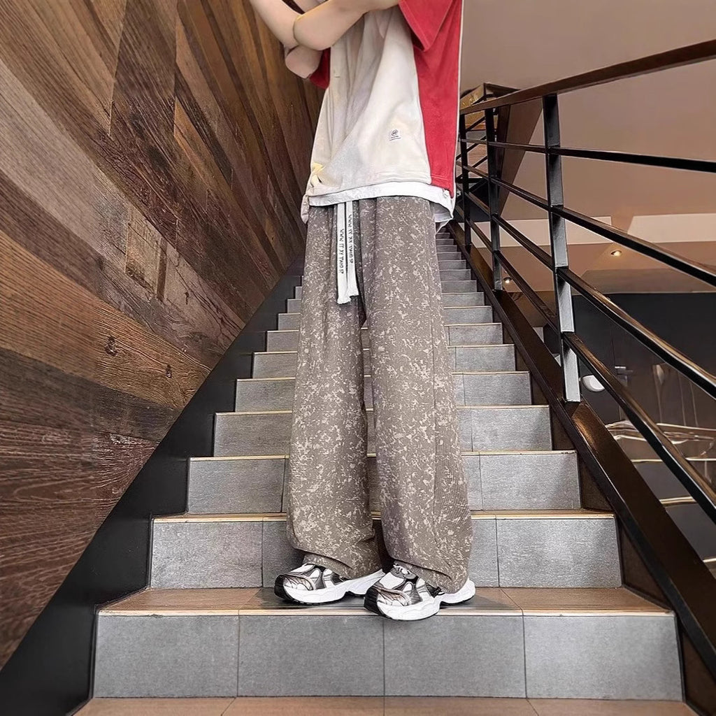 American Retro Boys Tie-dye Trousers