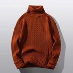 Men's Turtleneck Twist Shape Bottoming Shirt Sweater