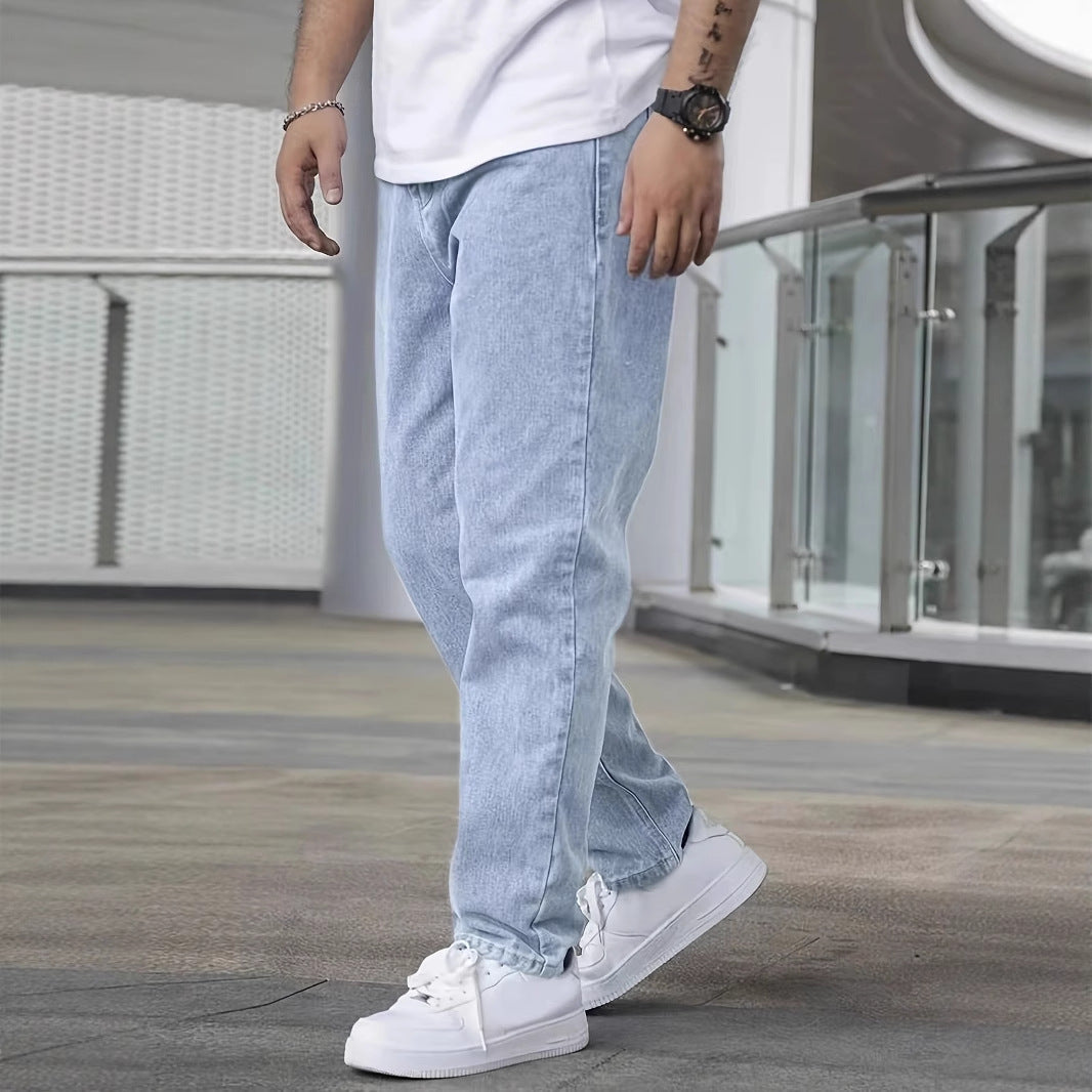 Youth Slim Jeans Men's Fashion Casual Men's Clothing